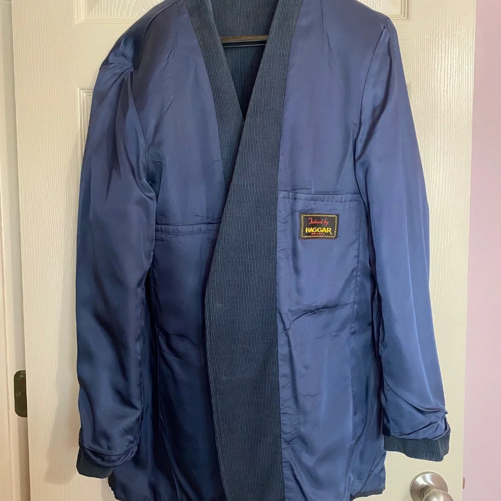 Haggar Corduroy 2 Button Blazer Sz 40